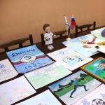 Children of UFSIN employees expressed their attitude to sports in their work