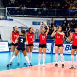 XIV Yeltsin Volleyball Cup: the ball flew over the net
